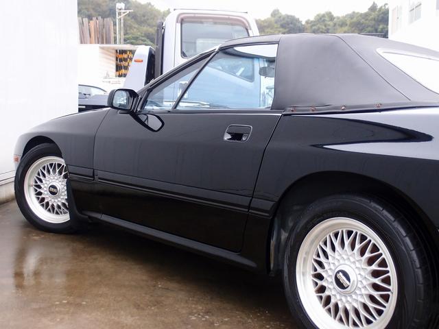 サバンナRX-7 カブリオレ 走行44961kmディーラーリビルトエンジン載替 令和7年1月ディーラー全塗装 整備記録簿14枚 ディーラー納品書23枚 BBS16AW フジツボマフラー 茶革 5MT 整備部品交換歴 電動オープン(54枚目)