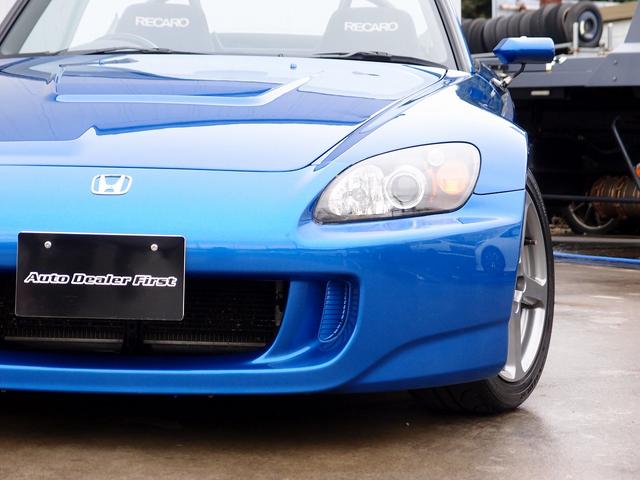 S2000 ベースグレード ASM車両 ASMエアロ ASMマフラー ASMカーボンボンネット ASMXRECAROシート アラゴスタ車高調 モデリスタ17AW 幌張替 過去整備記録簿19枚 無限ロールバー 無限エアクリBOX(7枚目)