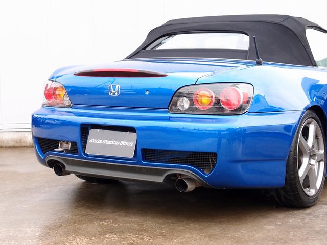 S2000 ベースグレード ASM車両 ASMエアロ ASMマフラー ASMカーボンボンネット ASMXRECAROシート アラゴスタ車高調 モデリスタ17AW 幌張替 過去整備記録簿19枚 無限ロールバー 無限エアクリBOX(11枚目)