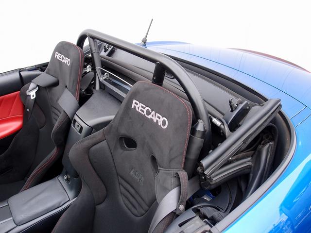 S2000 ベースグレード ASM車両 ASMエアロ ASMマフラー ASMカーボンボンネット ASMXRECAROシート アラゴスタ車高調 モデリスタ17AW 幌張替 過去整備記録簿19枚 無限ロールバー 無限エアクリBOX(16枚目)