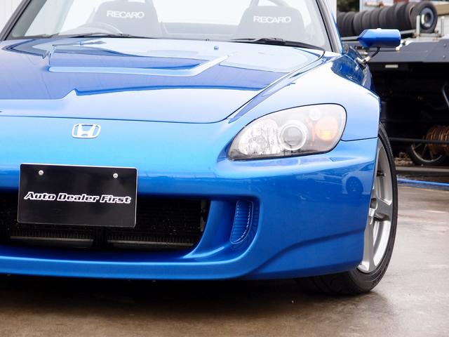 S2000 ベースグレード ASM車両 ASMエアロ ASMマフラー ASMカーボンボンネット ASMXRECAROシート アラゴスタ車高調 モデリスタ17AW 幌張替 過去整備記録簿19枚 無限ロールバー 無限エアクリBOX(27枚目)