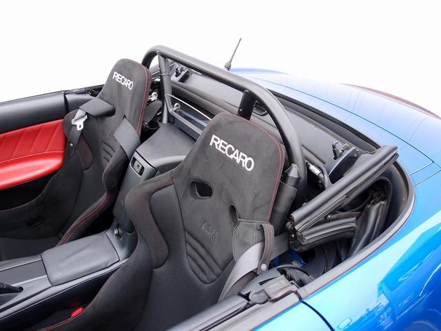 S2000 ベースグレード ASM車両 ASMエアロ ASMマフラー ASMカーボンボンネット ASMXRECAROシート アラゴスタ車高調 モデリスタ17AW 幌張替 過去整備記録簿19枚 無限ロールバー 無限エアクリBOX(45枚目)