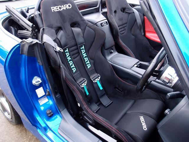 S2000 ベースグレード ASM車両 ASMエアロ ASMマフラー ASMカーボンボンネット ASMXRECAROシート アラゴスタ車高調 モデリスタ17AW 幌張替 過去整備記録簿19枚 無限ロールバー 無限エアクリBOX(64枚目)