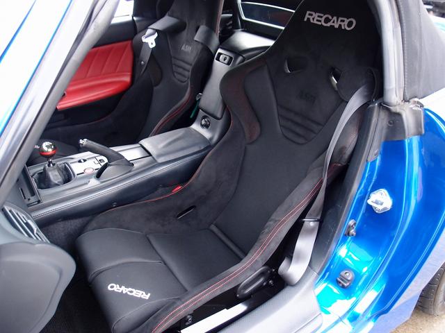 S2000 ベースグレード ASM車両 ASMエアロ ASMマフラー ASMカーボンボンネット ASMXRECAROシート アラゴスタ車高調 モデリスタ17AW 幌張替 過去整備記録簿19枚 無限ロールバー 無限エアクリBOX(67枚目)