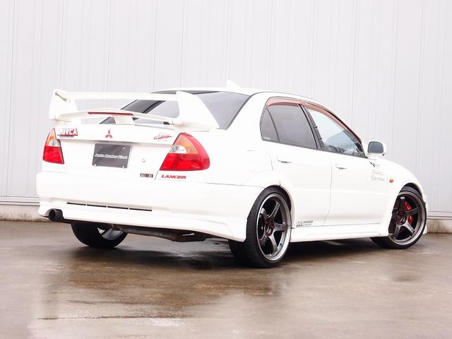 ランサー GSRエボリューションVI カロッツエリアディスプレイオーディオ TEIN車高調 ADVAN製GT18AW Tベルト交換済 マフラー ETC LEDフォグ 新品ラジエーター BLTZエアクリ RECAROシート HKSブローオフ(2枚目)