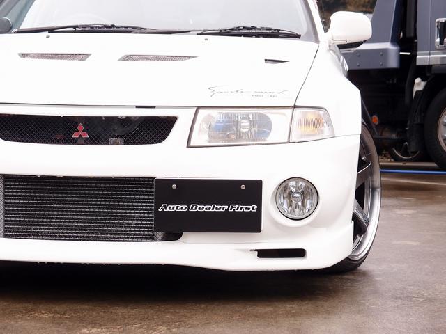 ランサー GSRエボリューションVI カロッツエリアディスプレイオーディオ TEIN車高調 ADVAN製GT18AW Tベルト交換済 マフラー ETC LEDフォグ 新品ラジエーター BLTZエアクリ RECAROシート HKSブローオフ(7枚目)