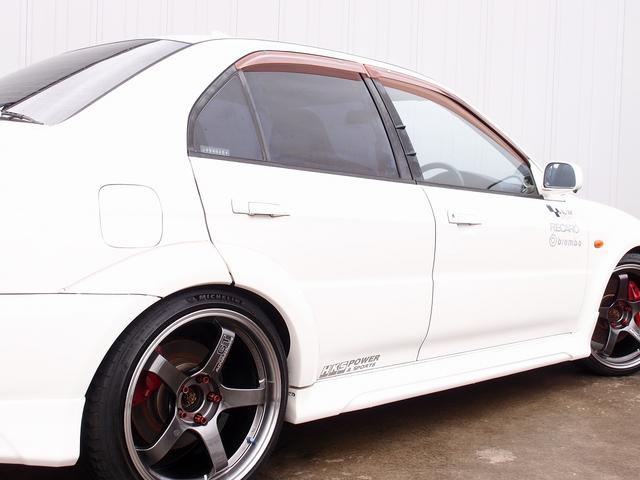 ランサー GSRエボリューションVI カロッツエリアディスプレイオーディオ TEIN車高調 ADVAN製GT18AW Tベルト交換済 マフラー ETC LEDフォグ 新品ラジエーター BLTZエアクリ RECAROシート HKSブローオフ(55枚目)