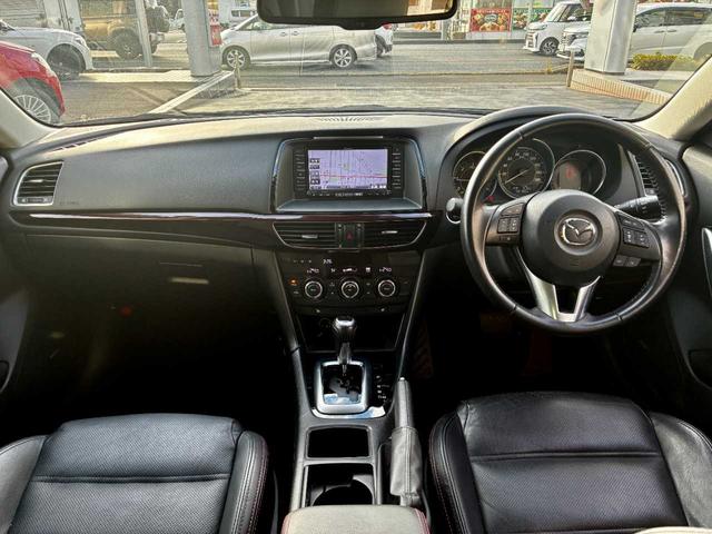 アテンザセダン XD Lパッケージ ユーザー買取/フルエアロ/ローダウン/衝突軽減/レーンキープ/BOSEサウンド/黒革シート/純正ナビ/バックカメラ/Bluetooth/ドラレコ/シートヒーター/取扱説明書/記録簿付(7枚目)