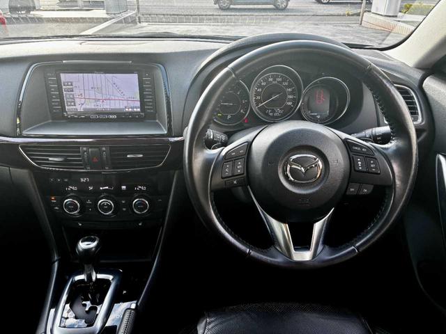 アテンザセダン XD Lパッケージ ユーザー買取/フルエアロ/ローダウン/衝突軽減/レーンキープ/BOSEサウンド/黒革シート/純正ナビ/バックカメラ/Bluetooth/ドラレコ/シートヒーター/取扱説明書/記録簿付(8枚目)