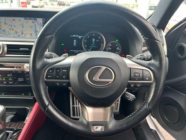 GS GS350 Fスポーツ ユーザー買取/禁煙/赤革/三眼LEDヘッドライト/クリアランスソナー/衝突軽減ブレーキ/BSM/レーンキープ/アダプティブクルーズ/バックカメラ/オートハイビーム/シートクーラー&ヒーター/純正ナビ(15枚目)