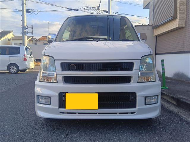 ワゴンＲ ＦＸ　マニュアル／４ＷＤ／ＳＵＺＵＫＩスポーツフルエアロ／キーレス／ＥＴＣ／ナビＴＶ／メッキ電動格納ミラー／フォグ／シートヒーター／アルミペダル／社外シフトノブ／社外アルミ／ドアバイザー／リアフィルム（5枚目）