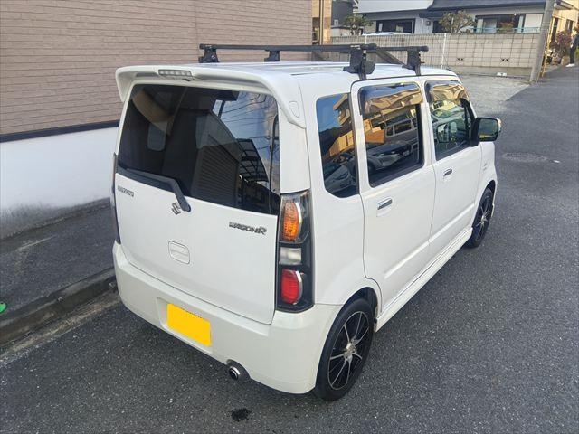 ワゴンＲ ＦＸ　マニュアル／４ＷＤ／ＳＵＺＵＫＩスポーツフルエアロ／キーレス／ＥＴＣ／ナビＴＶ／メッキ電動格納ミラー／フォグ／シートヒーター／アルミペダル／社外シフトノブ／社外アルミ／ドアバイザー／リアフィルム（53枚目）