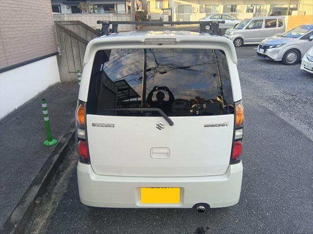 ワゴンＲ ＦＸ　マニュアル／４ＷＤ／ＳＵＺＵＫＩスポーツフルエアロ／キーレス／ＥＴＣ／ナビＴＶ／メッキ電動格納ミラー／フォグ／シートヒーター／アルミペダル／社外シフトノブ／社外アルミ／ドアバイザー／リアフィルム（55枚目）