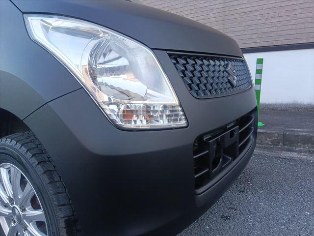 ワゴンR FX マット塗装/マニュアル/社外アルミ/ドアバイザー/リアワイパー/リアフィルム/電動格納ミラー/ABS/ライトレベライザー/PWスイッチ新品交換/新品ハンドルカバー(9枚目)