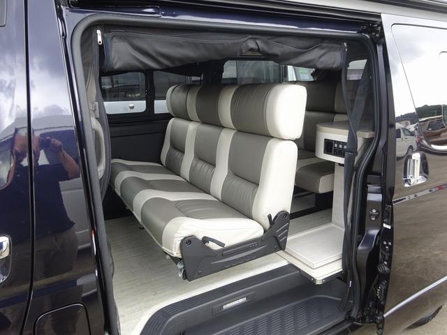 ハイエースバン キャンピングカー ケイワークス オーロラスタークルーズSL バンコン シンク エバスペヒャー製FFヒーター シングルサブ 1500Wインバーター フレキシブルソーラー サイドオーニング 電子レンジ 給排水19L フリップダウンモニター ポップアップ TSS(5枚目)