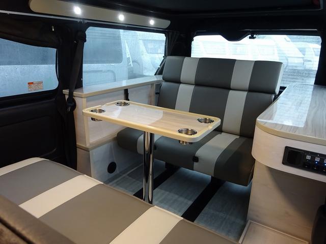 ハイエースバン キャンピングカー ケイワークス オーロラスタークルーズSL バンコン シンク エバスペヒャー製FFヒーター シングルサブ 1500Wインバーター フレキシブルソーラー サイドオーニング 電子レンジ 給排水19L フリップダウンモニター ポップアップ TSS(31枚目)