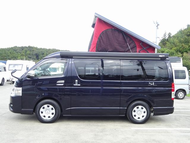 ハイエースバン キャンピングカー ケイワークス オーロラスタークルーズSL バンコン シンク エバスペヒャー製FFヒーター シングルサブ 1500Wインバーター フレキシブルソーラー サイドオーニング 電子レンジ 給排水19L フリップダウンモニター ポップアップ TSS(56枚目)