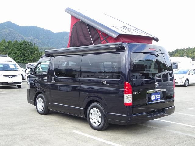 ハイエースバン キャンピングカー ケイワークス オーロラスタークルーズSL バンコン シンク エバスペヒャー製FFヒーター シングルサブ 1500Wインバーター フレキシブルソーラー サイドオーニング 電子レンジ 給排水19L フリップダウンモニター ポップアップ TSS(57枚目)