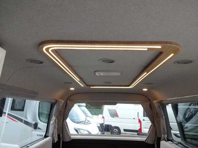 ハイエースワゴン キャンピングカー FOCS FIKA オーダー受付中 バンコン シンク コンロ シングルサブ べバストFFヒーター クールスター 強化バッテリーセット パノラミックビュー デジタルインナーミラー フリップダウンモニター LEDヘッドライト 専用コンソール(14枚目)