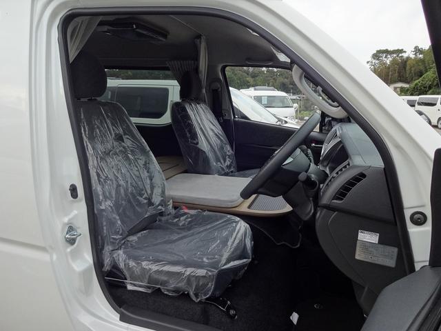 ハイエースワゴン キャンピングカー FOCS FIKA オーダー受付中 バンコン シンク コンロ シングルサブ べバストFFヒーター クールスター 強化バッテリーセット パノラミックビュー デジタルインナーミラー フリップダウンモニター LEDヘッドライト 専用コンソール(27枚目)