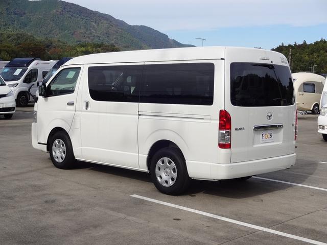 ハイエースワゴン キャンピングカー FOCS FIKA オーダー受付中 バンコン シンク コンロ シングルサブ べバストFFヒーター クールスター 強化バッテリーセット パノラミックビュー デジタルインナーミラー フリップダウンモニター LEDヘッドライト 専用コンソール(32枚目)