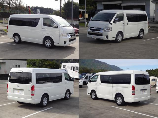 ハイエースワゴン キャンピングカー FOCS FIKA オーダー受付中 バンコン シンク コンロ シングルサブ べバストFFヒーター クールスター 強化バッテリーセット パノラミックビュー デジタルインナーミラー フリップダウンモニター LEDヘッドライト 専用コンソール(77枚目)