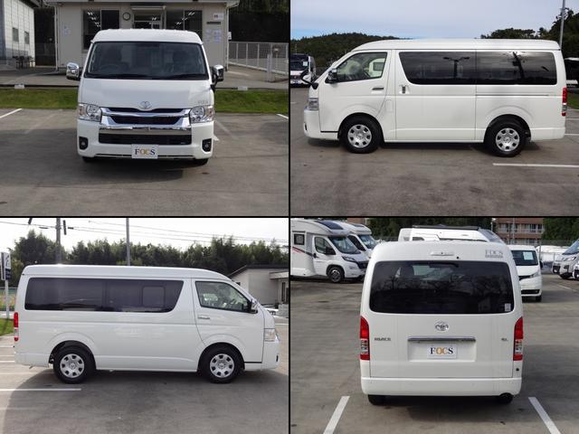 ハイエースワゴン キャンピングカー FOCS FIKA オーダー受付中 バンコン シンク コンロ シングルサブ べバストFFヒーター クールスター 強化バッテリーセット パノラミックビュー デジタルインナーミラー フリップダウンモニター LEDヘッドライト 専用コンソール(78枚目)