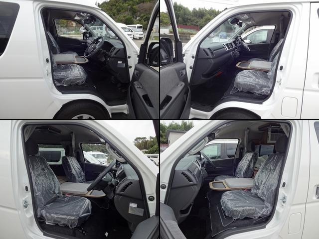 ハイエースワゴン キャンピングカー FOCS FIKA オーダー受付中 バンコン シンク コンロ シングルサブ べバストFFヒーター クールスター 強化バッテリーセット パノラミックビュー デジタルインナーミラー フリップダウンモニター LEDヘッドライト 専用コンソール(79枚目)