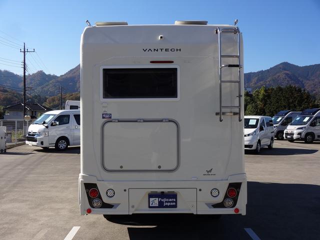 カムロード キャンピングカー バンテック コルドリーブス キャブコン シンク コンロ DC冷蔵庫 べバスト製FFヒーター リチウム500Ah 内部電源 外部充電 インバーター1500W フレキシブルソーラー4枚 家庭用エアコン 液晶テレビ マックスファン(64枚目)