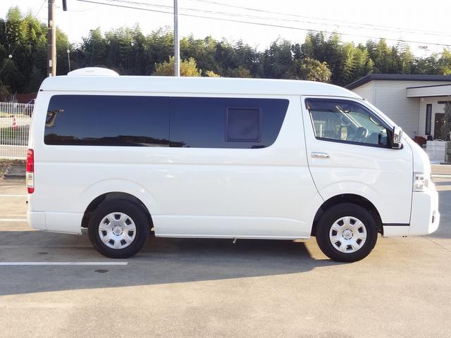 ハイエースワゴン キャンピングカー　ＦＯＣＳ　ＤＳ－Ｆ　バンコン　シンク　ＤＣ冷蔵庫　べバスト製ＦＦヒーター　シングルサブバッテリー　走行充電　外部充電　外部電源　内部電源　電子レンジ　走行時リアクーラー・リアヒーター　給排水タンク１０Ｌ　マックスファン（67枚目）