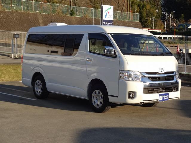 ハイエースワゴン キャンピングカー　ＦＯＣＳ　ＤＳ－Ｆ　バンコン　シンク　ＤＣ冷蔵庫　べバスト製ＦＦヒーター　シングルサブバッテリー　走行充電　外部充電　外部電源　内部電源　電子レンジ　走行時リアクーラー・リアヒーター　給排水タンク１０Ｌ　マックスファン（68枚目）