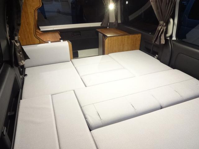 ハイエースワゴン キャンピングカー　ＦＯＣＳ　ＤＳ－Ｆ　バンコン　シンク　ＤＣ冷蔵庫　べバスト製ＦＦヒーター　シングルサブバッテリー　走行充電　外部充電　外部電源　内部電源　電子レンジ　走行時リアクーラー・リアヒーター　給排水タンク１０Ｌ　マックスファン（76枚目）