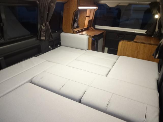 ハイエースワゴン キャンピングカー　ＦＯＣＳ　ＤＳ－Ｆ　バンコン　シンク　ＤＣ冷蔵庫　べバスト製ＦＦヒーター　シングルサブバッテリー　走行充電　外部充電　外部電源　内部電源　電子レンジ　走行時リアクーラー・リアヒーター　給排水タンク１０Ｌ　マックスファン（77枚目）