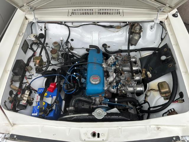 サニー  1000DX A10 SOLEX ワンオフマフラー ローダウン エンジンO/H KB10(11枚目)