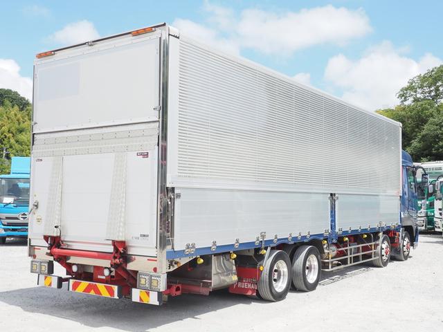 スーパーグレート  跳ね上げパワーゲート アルミホイール アルミウイング車 融雪仕様(2枚目)