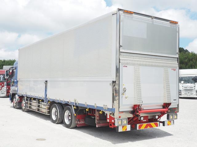 スーパーグレート  跳ね上げパワーゲート アルミホイール アルミウイング車 融雪仕様(7枚目)