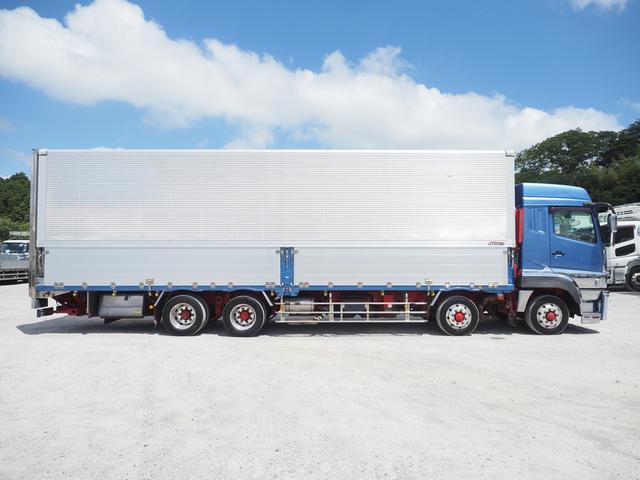 スーパーグレート  跳ね上げパワーゲート アルミホイール アルミウイング車 融雪仕様(12枚目)