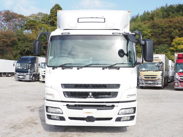 スーパーグレート 　７速マニュアル　積載１３．７トン　４軸低床　パネルウィング（8枚目）