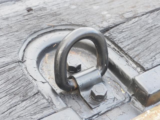 ギガ 7速マニュアル スタンション付 丸環フック アルミブロック アルミホイール 4軸平ボディ(14枚目)