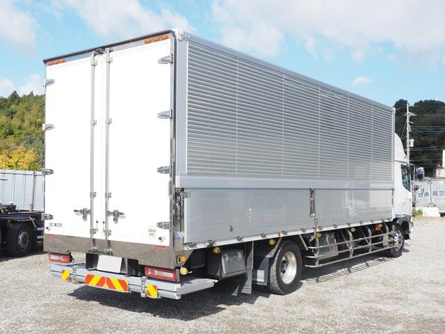 ヒノレンジャー 車検付 融雪仕様 7200ボデー 格納ゲート付 エアサス 積載6.4トン ハイルーフ ベッド付 フルワイド(2枚目)