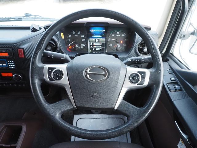 ヒノレンジャー 車検付 融雪仕様 7200ボデー 格納ゲート付 エアサス 積載6.4トン ハイルーフ ベッド付 フルワイド(25枚目)