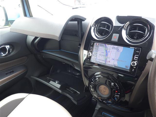 ノート e-パワー メダリスト 全方位 純正ナビ TV BT エマブレ ETC インテリジェントルームミラー LEDヘッドライト ウインカーミラー コーナーセンサー 純正15インチアルミホイル エアロ DVD再生 衝突防止システム(12枚目)