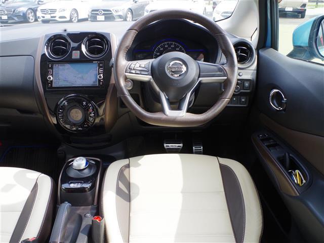 ノート e-パワー メダリスト 全方位 純正ナビ TV BT エマブレ ETC インテリジェントルームミラー LEDヘッドライト ウインカーミラー コーナーセンサー 純正15インチアルミホイル エアロ DVD再生 衝突防止システム(16枚目)