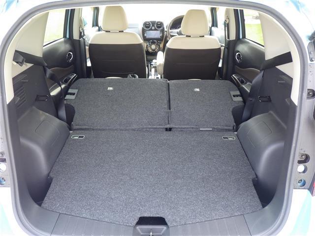 ノート e-パワー メダリスト 全方位 純正ナビ TV BT エマブレ ETC インテリジェントルームミラー LEDヘッドライト ウインカーミラー コーナーセンサー 純正15インチアルミホイル エアロ DVD再生 衝突防止システム(22枚目)