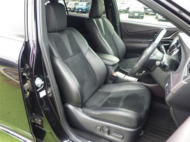 ハリアー プレミアム アドバンスドパッケージ スタイルモーヴ 全方位 純正ナビ TV BT JBL Toyota Safety Sense ETC パワーシート シートヒーター ウインカーミラー クリアランスソナー 純正18インチアルミホイル(17枚目)