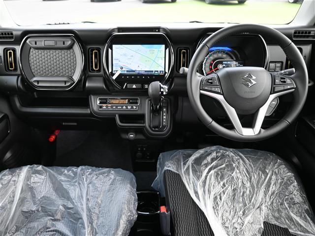 ハスラー ハイブリッドX 届出済未使用車 全方位 9型純正ナビ TV BT 衝突軽減 ACC シートヒーター LEDヘッドライト ウインカーミラー リアコーナーセンサー 純正15インチアルミホイル(2枚目)