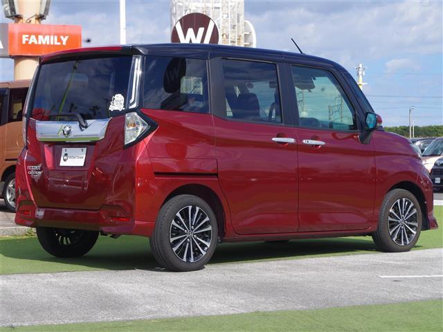 ルーミー カスタムG-T スマアシIII カープレイ TV BT ACC 両側電動 ETC LEDヘッドライト ウインカーミラー コーナーセンサー 純正15インチアルミホイル(33枚目)