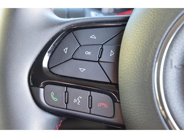 ジープ・レネゲード トレイルホーク 4WD 1.3Lターボ 2022正規ディーラー車 クルーズコントロール アイドリングストップ 純正17アルミホイール 純正ナビTV バックカメラ ETC2.0 Bluetooth プッシュスタート(25枚目)