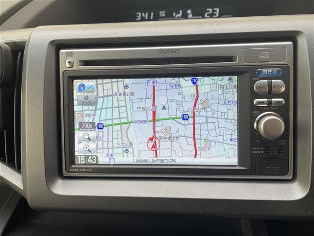 ステップワゴンスパーダ Z ワンオーナー 両側パワースライドドア 純正ナビ TV CD DVD バックカメラ HIDオートライト フォグライト スマートキー ETC パドルシフト 革巻きステアリング アイドリングストップ(5枚目)