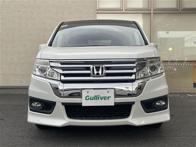 ステップワゴンスパーダ Z ワンオーナー 両側パワースライドドア 純正ナビ TV CD DVD バックカメラ HIDオートライト フォグライト スマートキー ETC パドルシフト 革巻きステアリング アイドリングストップ(24枚目)